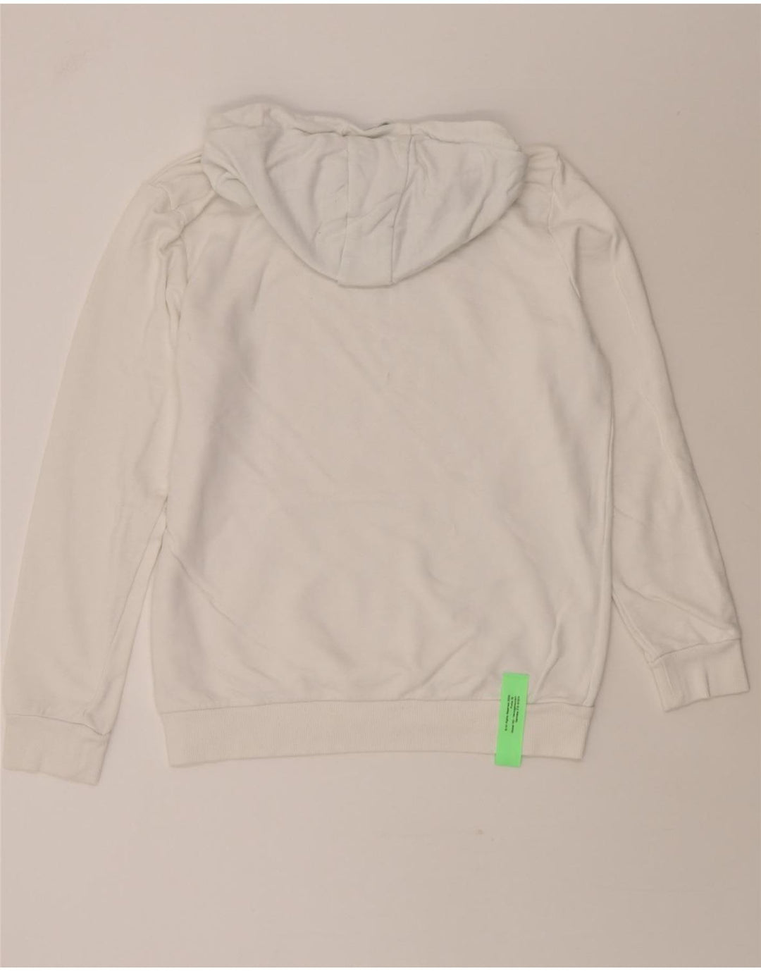 PUMA Mens Hoodie Jumper Small White Cotton Vintage Puma and Second-Hand Puma from Messina Hembry 