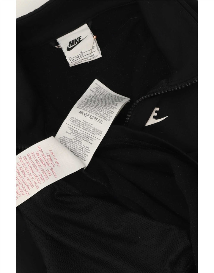 Nike drenge grafisk træningsdragt topjakke 10-11 år medium sort polyester