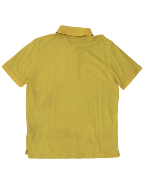 Tommy Hilfiger Herre Slim Fit Polo Shirt 2XL Gul Bomuld