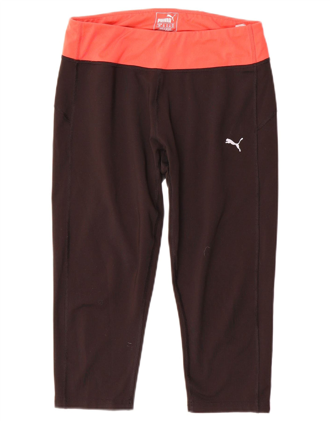 Puma Capri Leggings til kvinder UK 14 Medium Sort Colourblock Polyester