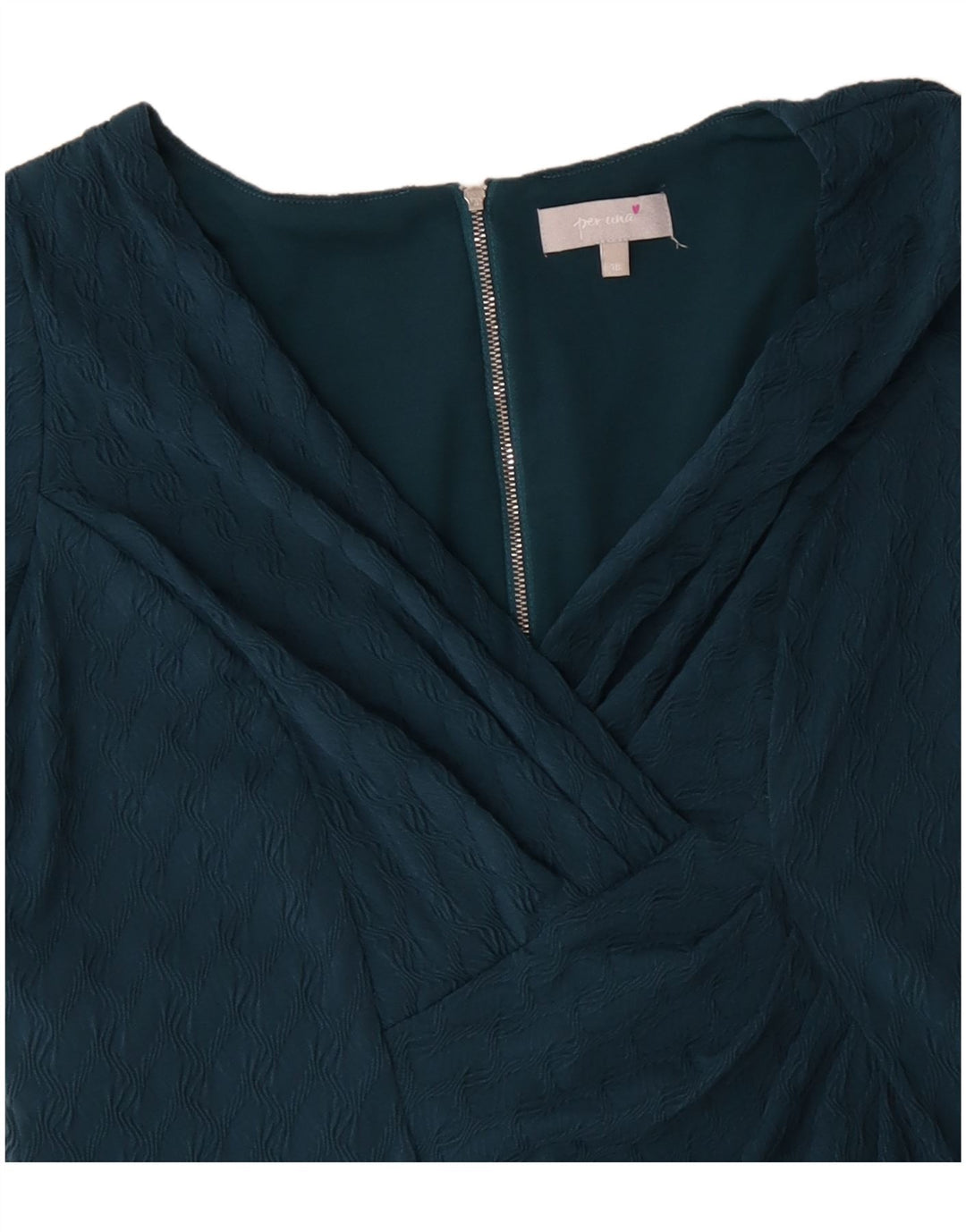 PER UNA Dame Skede Kjole UK 18 XL Blå Polyester