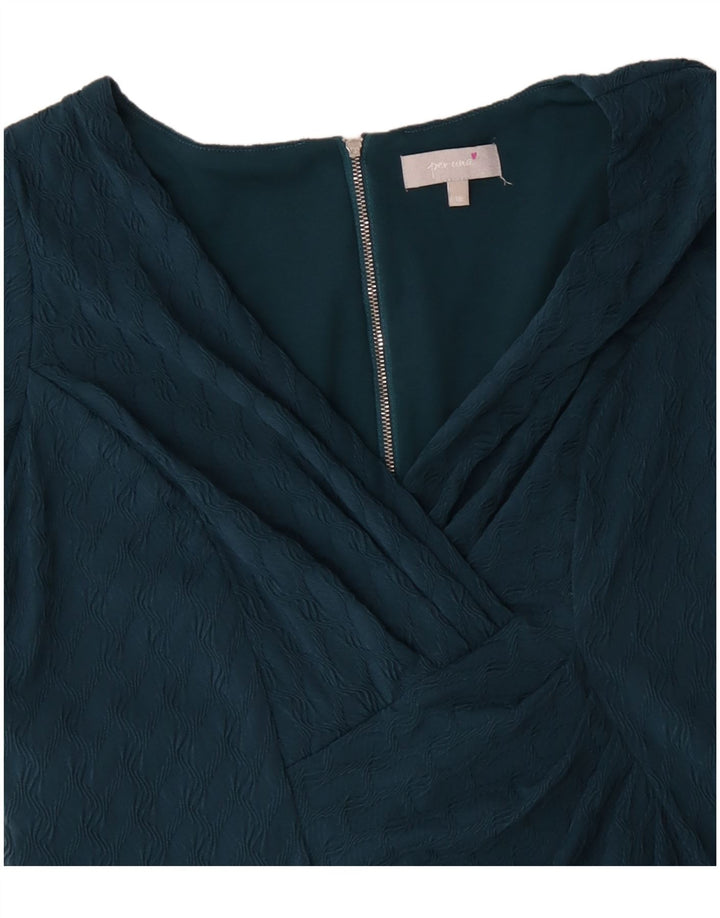 PER UNA Dame Skede Kjole UK 18 XL Blå Polyester