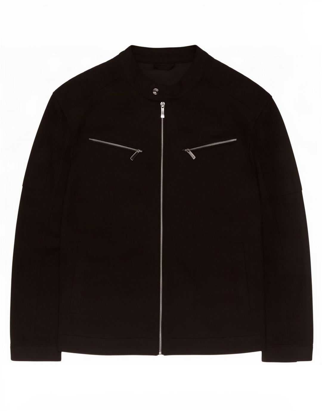 Zara Herre Utility Jacket UK 42 XL Sort Polyester