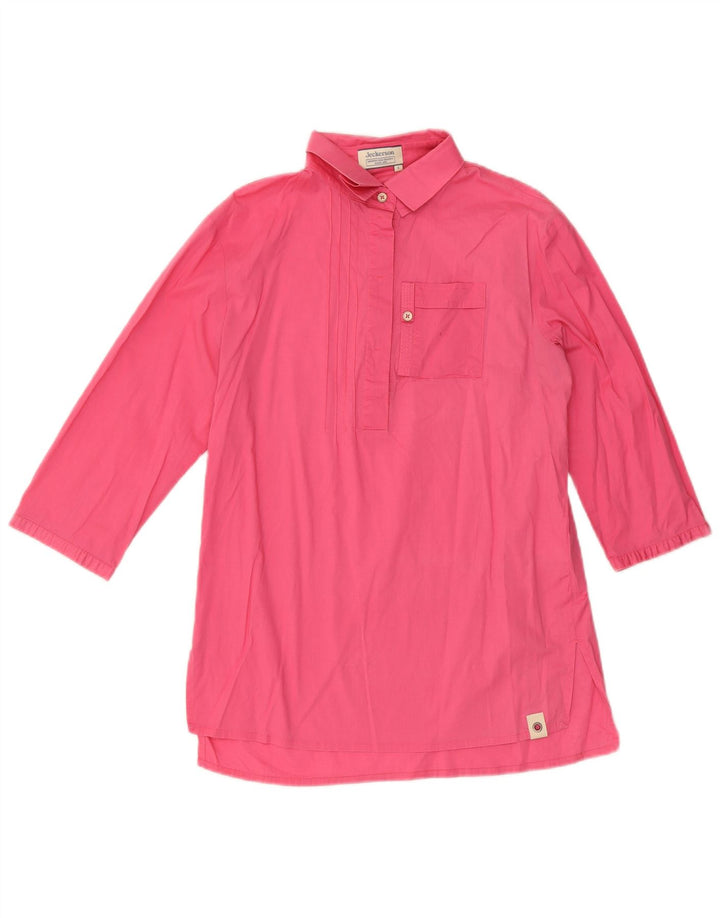 Jeckerson dametrøje med 3/4 ærmer UK 10 Small Pink Bomuld
