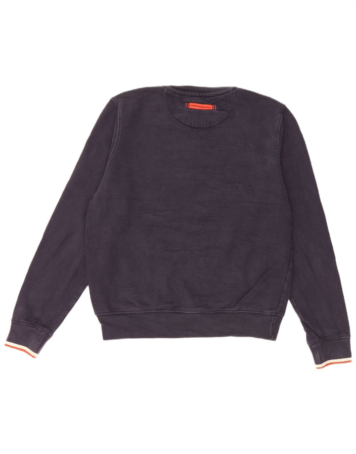 Blauer Boys Graphic Sweatshirt Jumper 13-14 år Stor marineblå bomuld