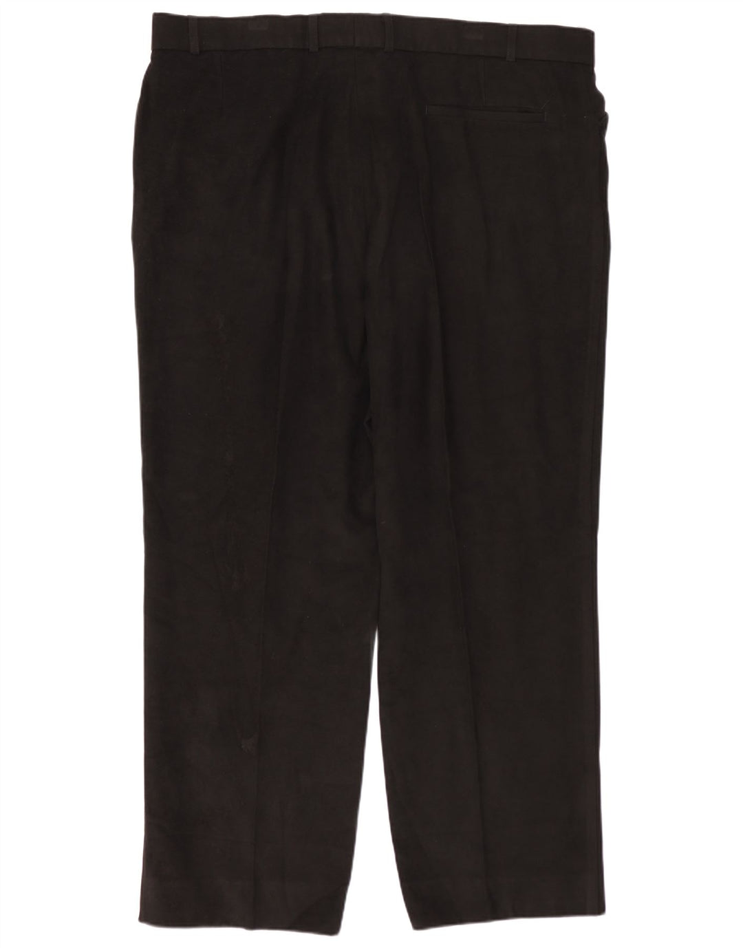 MARKS & SPENCER Straight Casual Bukser til mænd W40 L29 Sort Viscose