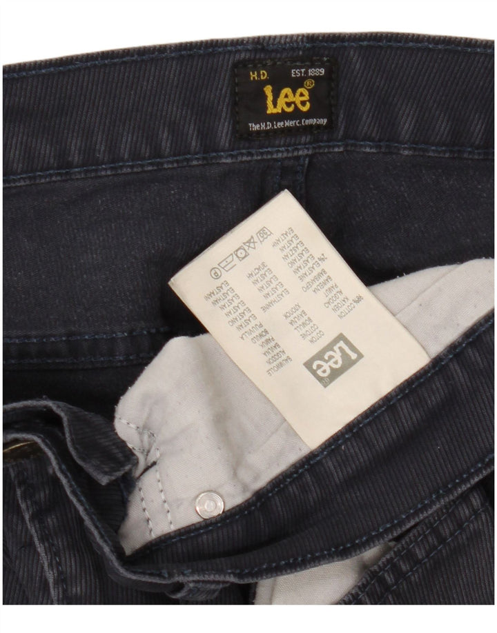 Lee Herre Blake Straight Jeans W36 L30 Blå Bomuld