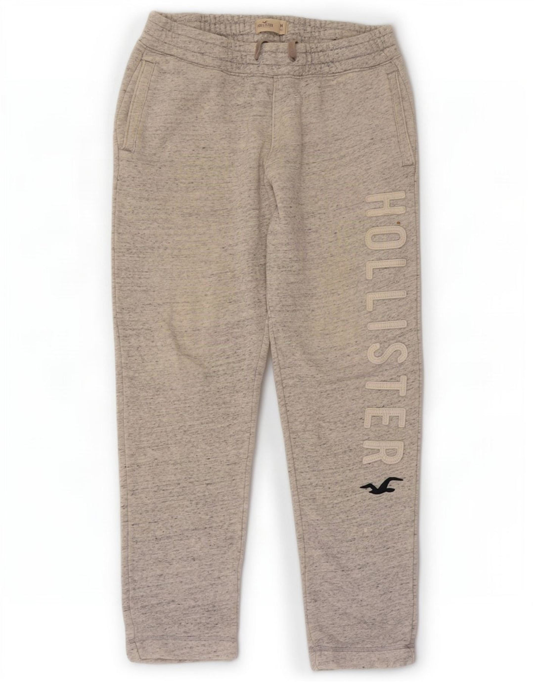 Hollister Herre grafisk træningsdragt Bukser Medium Grey Flecked Bomuld