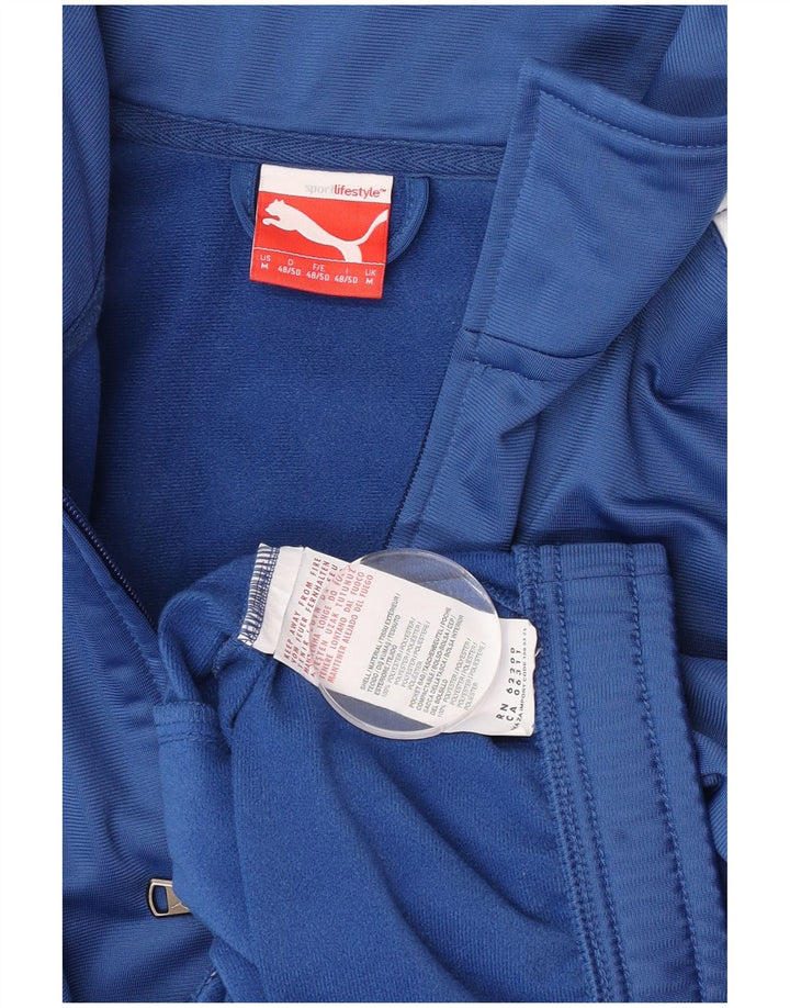 Puma Træningsdragt til mænd Topjakke Medium Blue Colourblock Polyester