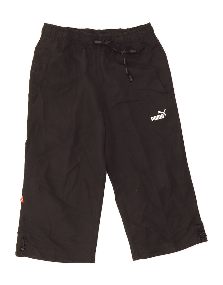 PUMA Mens Bermuda Sport Shorts Small  Black Polyester Vintage Puma and Second-Hand Puma from Messina Hembry 