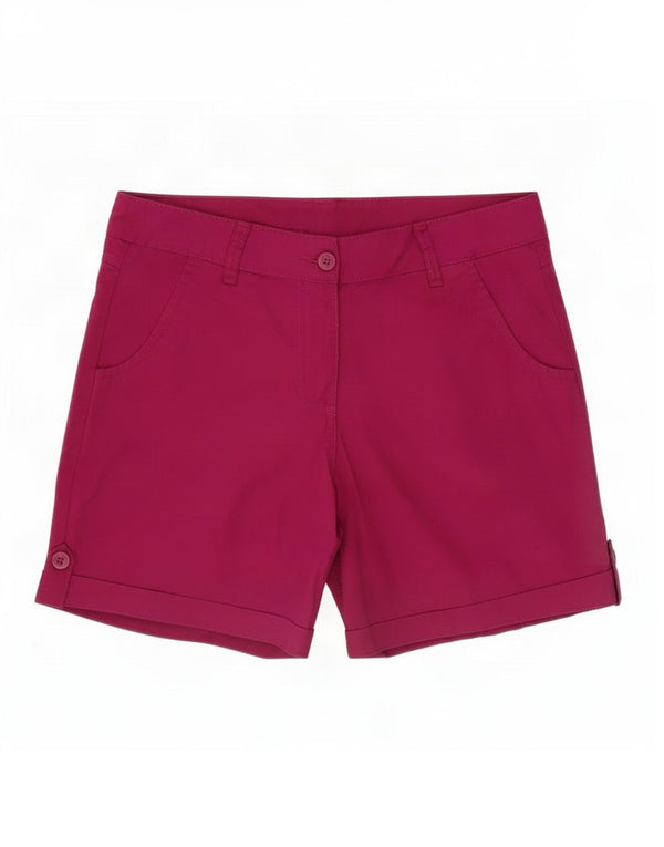 Mountain Warehouse Womens Casual Shorts UK 12 Medium W30 Pink Bomuld