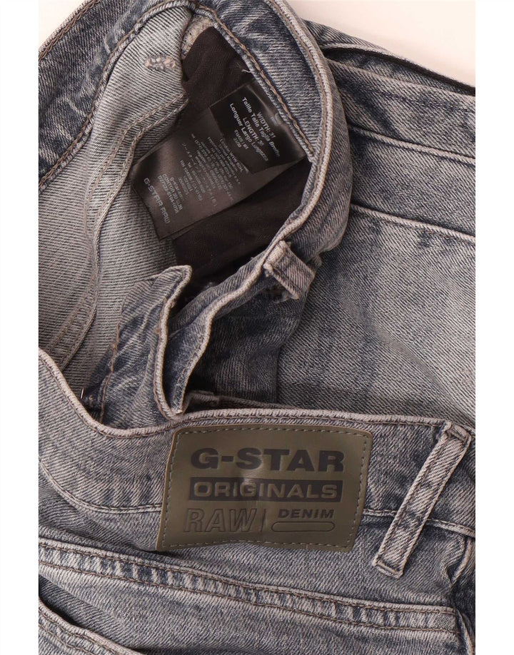 G-Star Straight Jeans til mænd W31 L30 Blå Bomuld