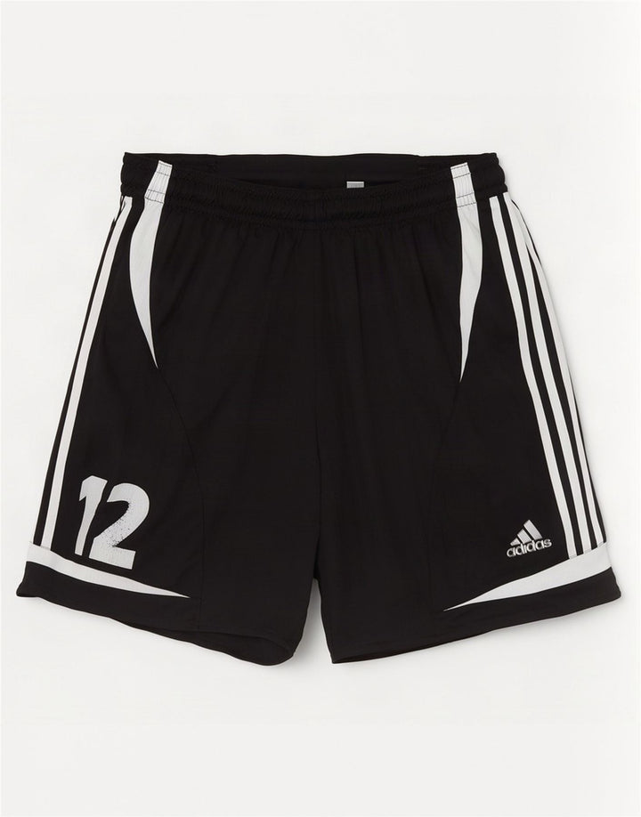 Adidas Herre grafiske sportsshorts Medium Sort Colourblock Polyester