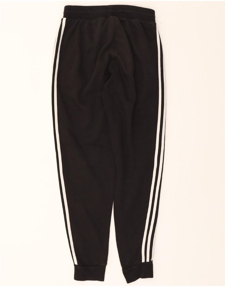 ADIDAS Mens Tracksuit Trousers Joggers Small  Black Cotton Vintage Adidas and Second-Hand Adidas from Messina Hembry 