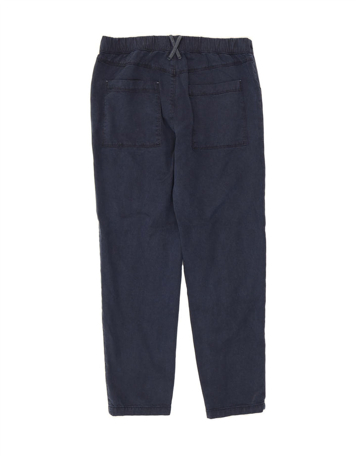 WHITE STUFF Womens Tapered Casual Trousers EU 38 Medium W30 L28 Navy Blue Vintage White Stuff and Second-Hand White Stuff from Messina Hembry 