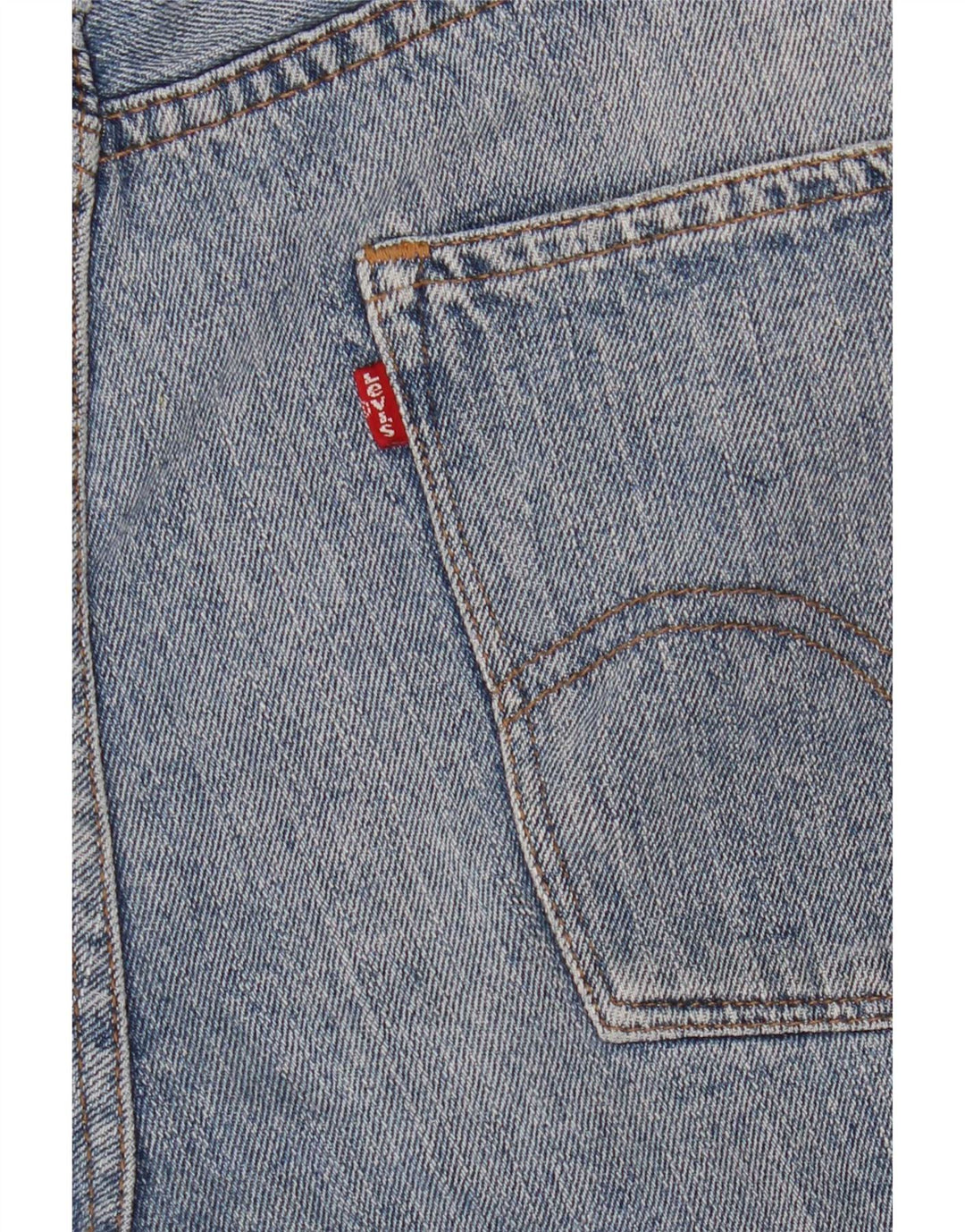 Levi's denimshorts til kvinder W32 store blå bomuld