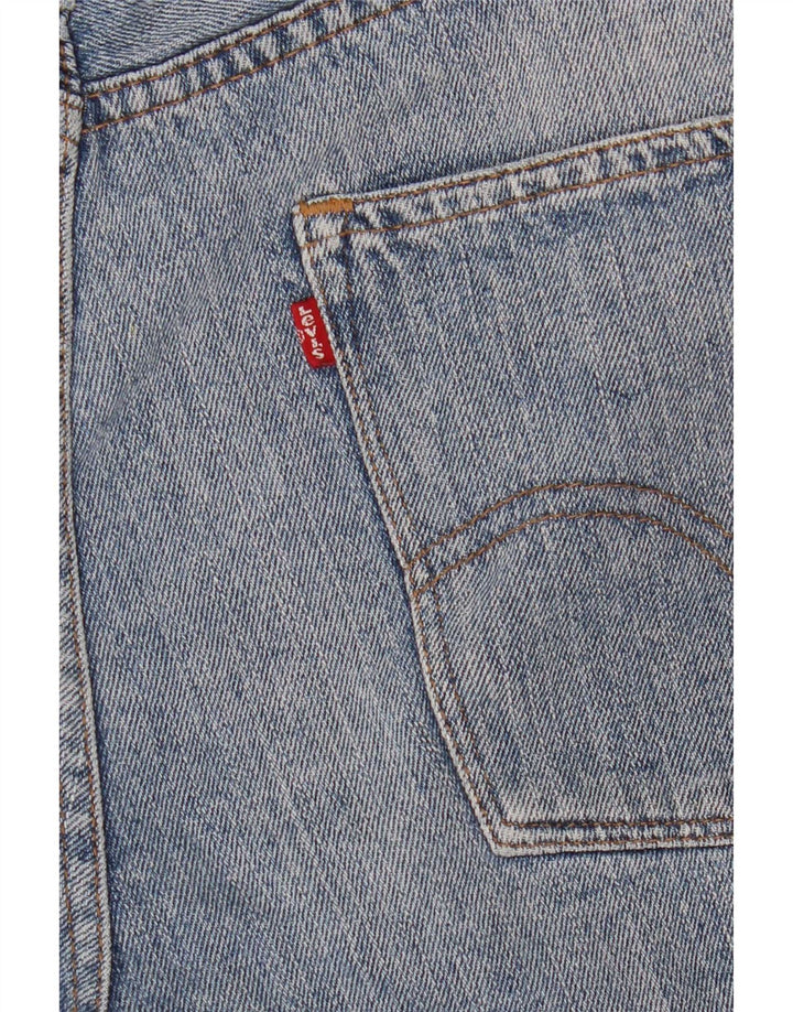Levi's denimshorts til kvinder W32 store blå bomuld