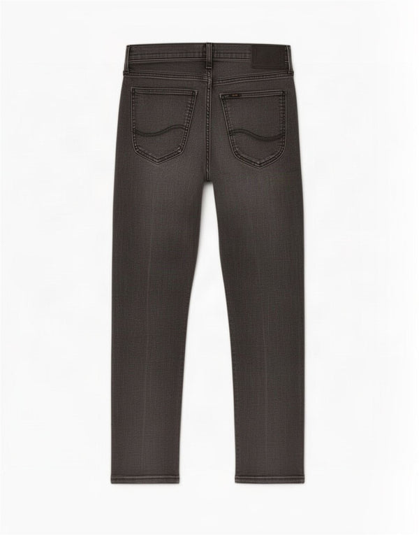 Lee Herre Luke Slim Jeans W33 L26 Grå Bomuld
