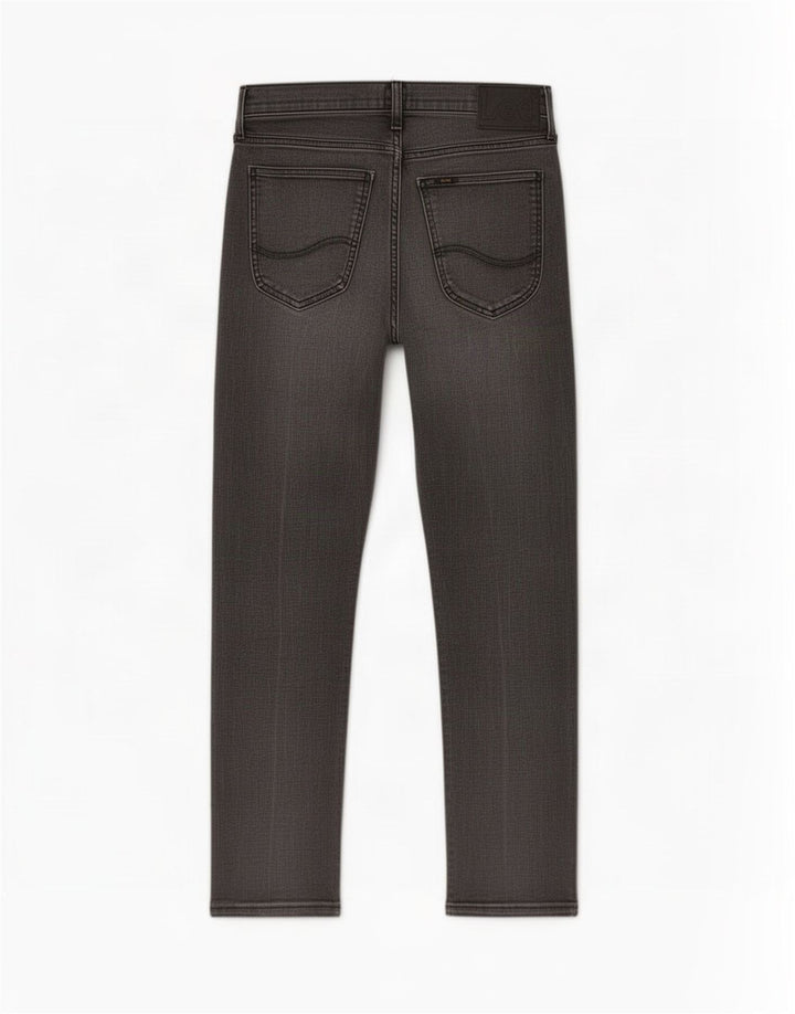 Lee Herre Luke Slim Jeans W33 L26 Grå Bomuld