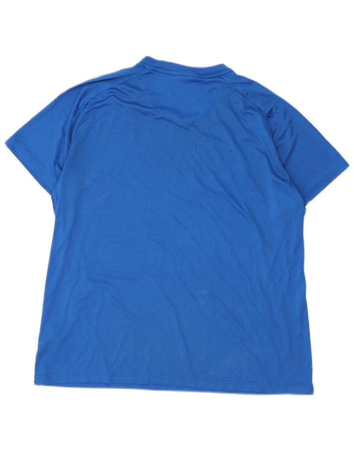 NIKE T-shirt top til mænd 2XL blå polyester