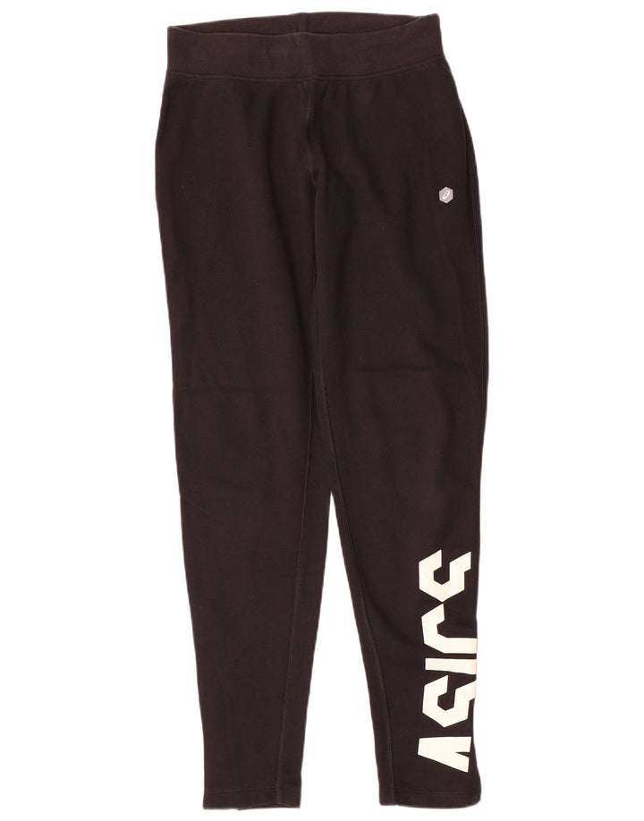 Asics Graphic Tracksuit Bukser til kvinder UK 10 Small Black