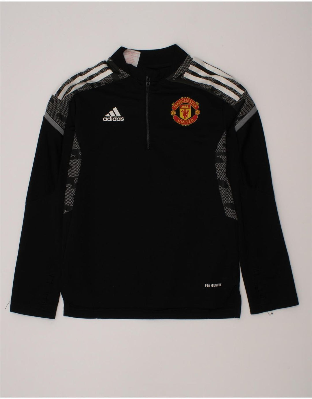 Adidas Boys Graphic Pullover Træningsdragt Top 7-8 år Sort