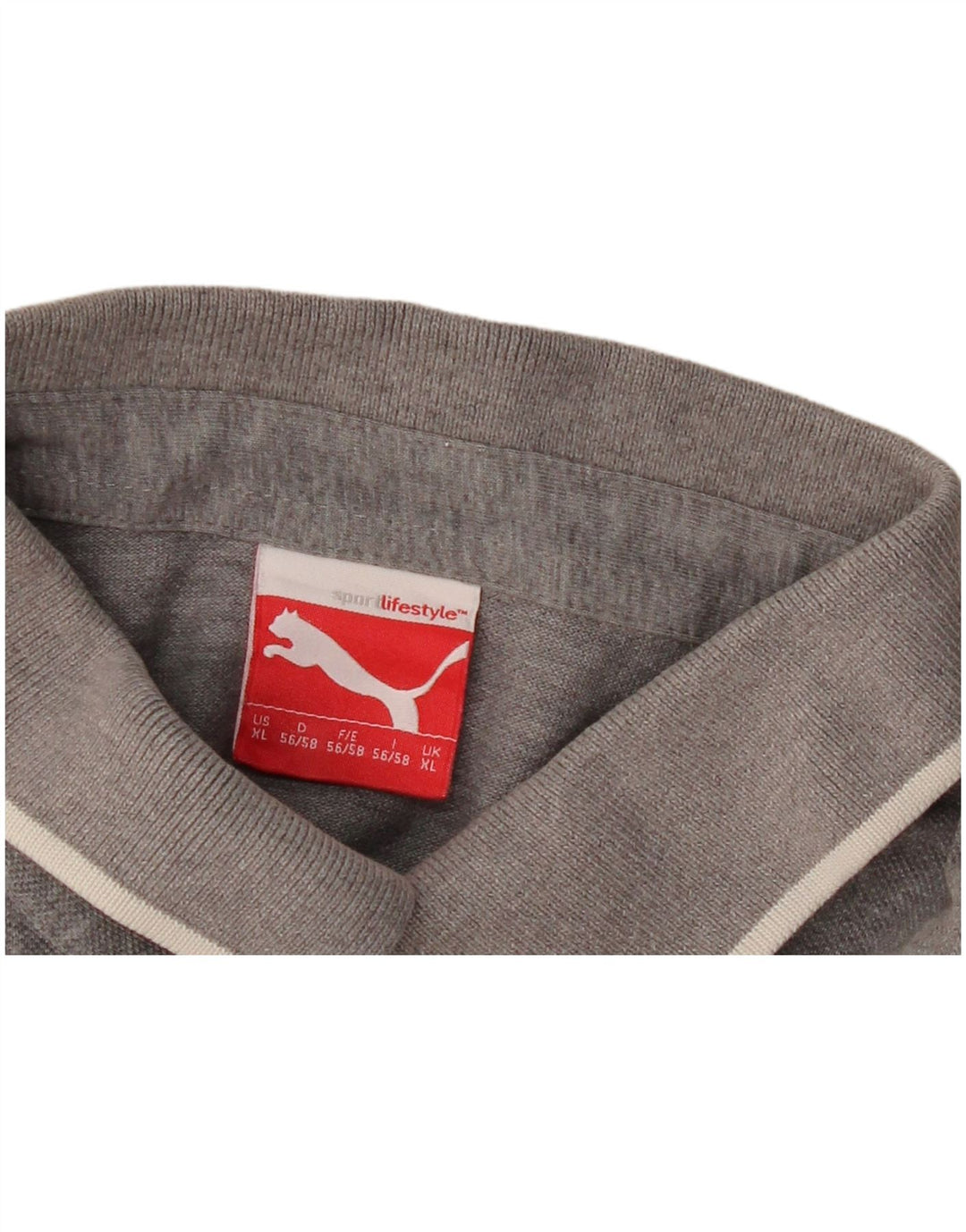 Puma herre poloshirt XL Grå