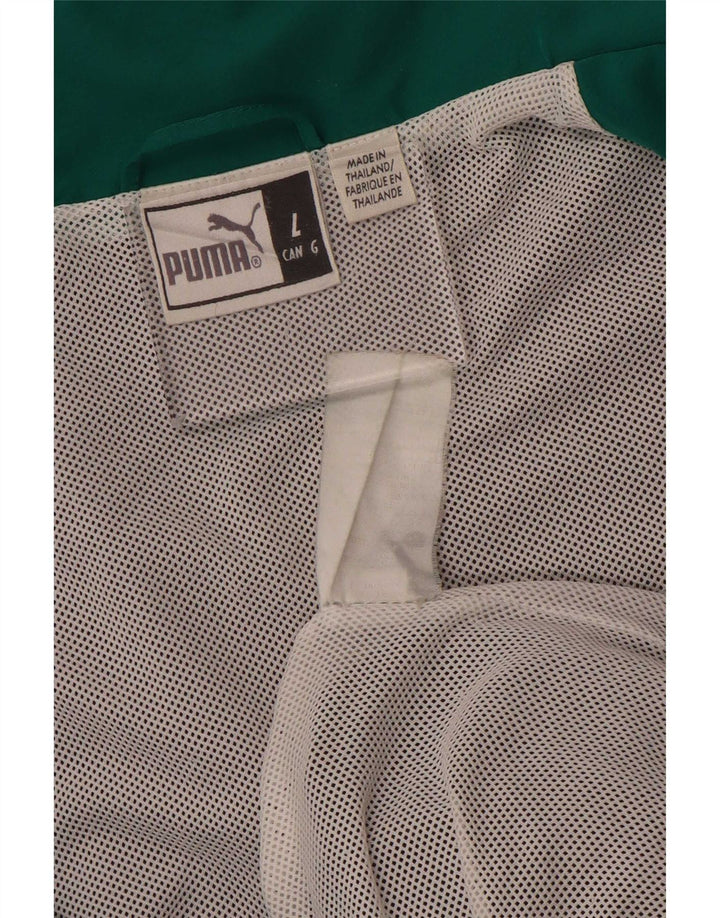 Puma Herre grafisk træningsdragt Topjakke Stor Brun Colourblock Polyester
