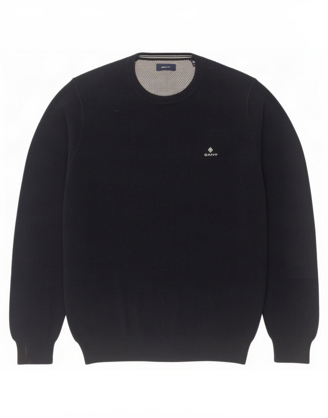 Gant herre rund hals sweater stor marineblå