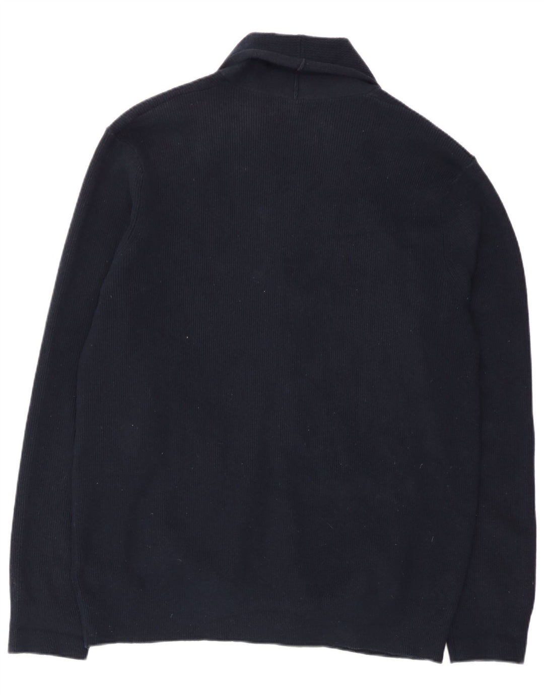 Marks & Spencer herre cardigan sweater XL marineblå polyester