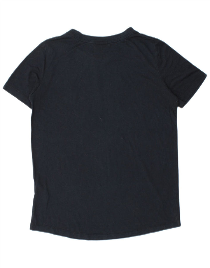 Nike grafisk T-shirt top til mænd, lille sort polyester