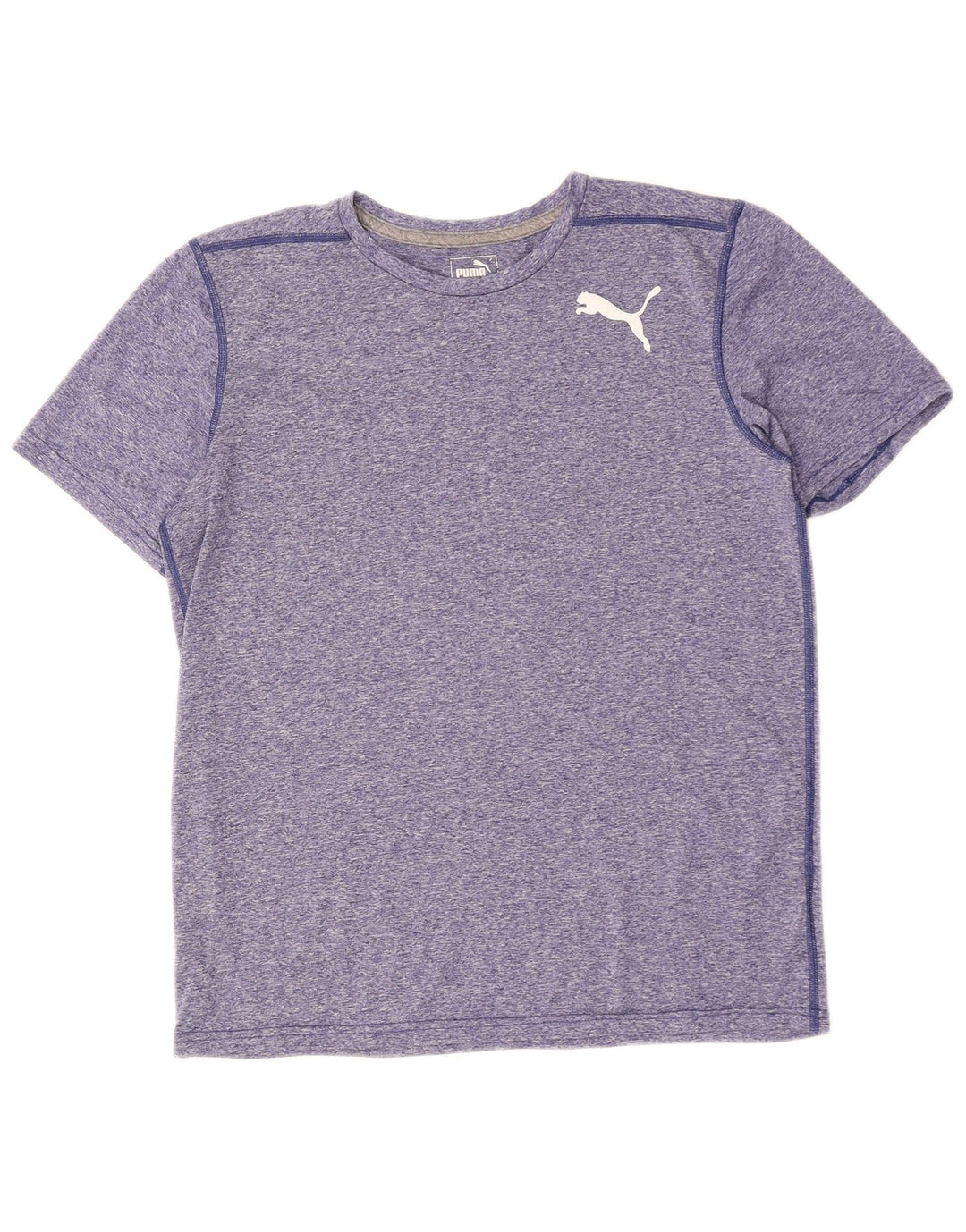 PUMA Herre T-shirt Top Medium Blue Flecked