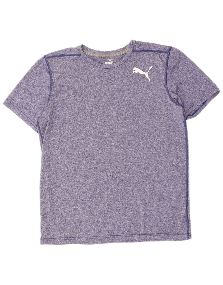 PUMA Herre T-shirt Top Medium Blue Flecked