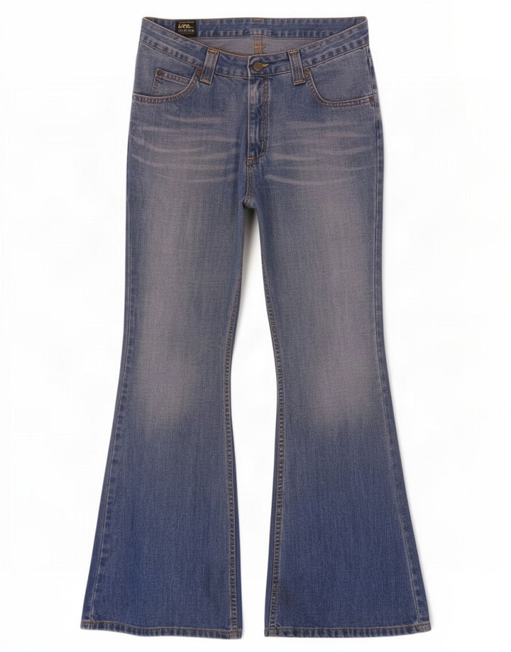 Lee Herre Flared Jeans W32 L33 Blå Bomuld