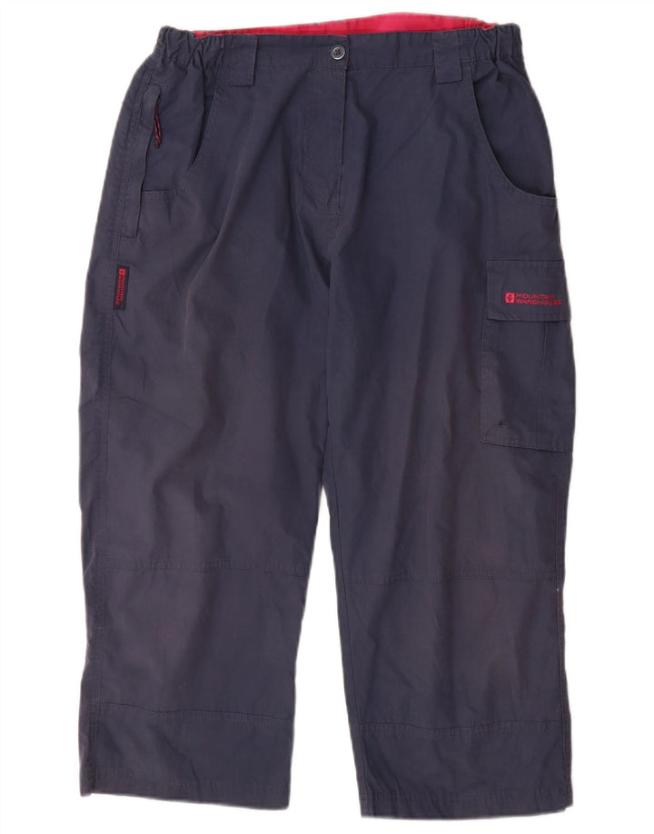 Mountain Warehouse Dame Cargo Trousers UK 12 Medium W30 L22 Navy Blue