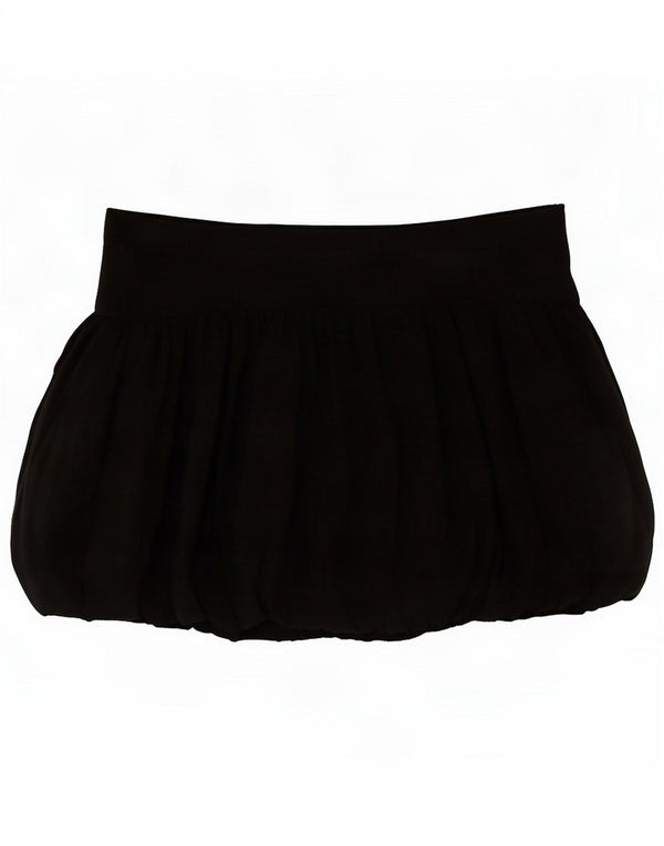 Zara Mini Boblenederdel til kvinder Medium W28 Sort Polyamid