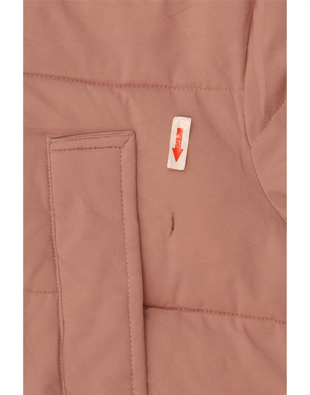 Marks & Spencer Dame Hætte Oversized Polstret Frakke UK 18 XL Pink Polyester