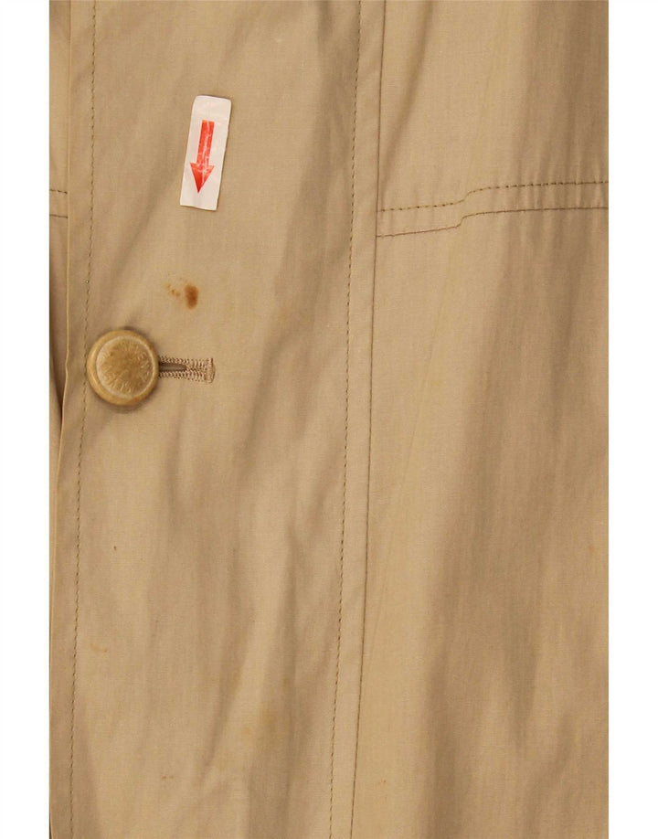 Halvfjerds mænds bomberjakke UK 38 medium beige bomuld