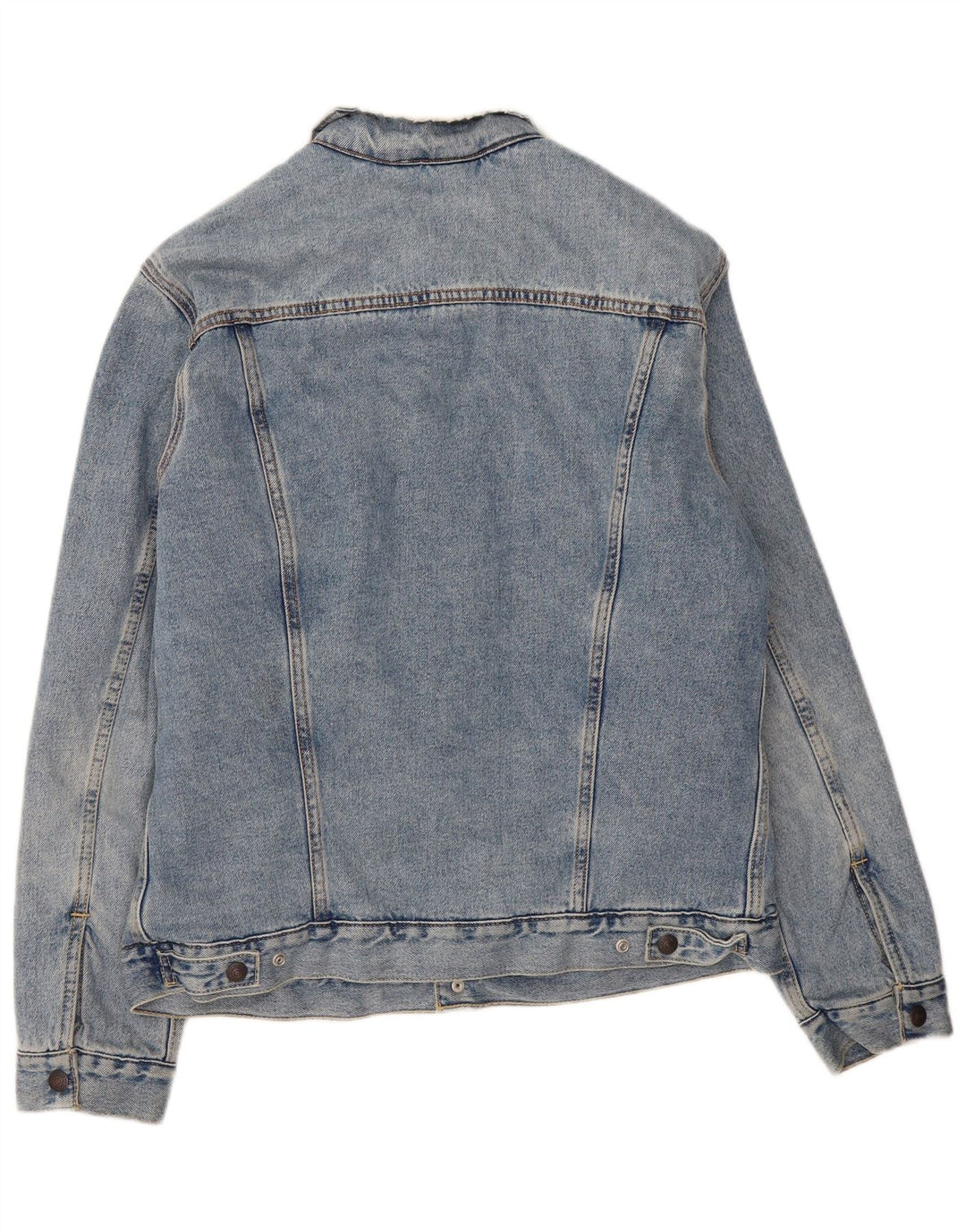 Levi's Sherpa denimjakke til mænd DK 40 Stor Blå