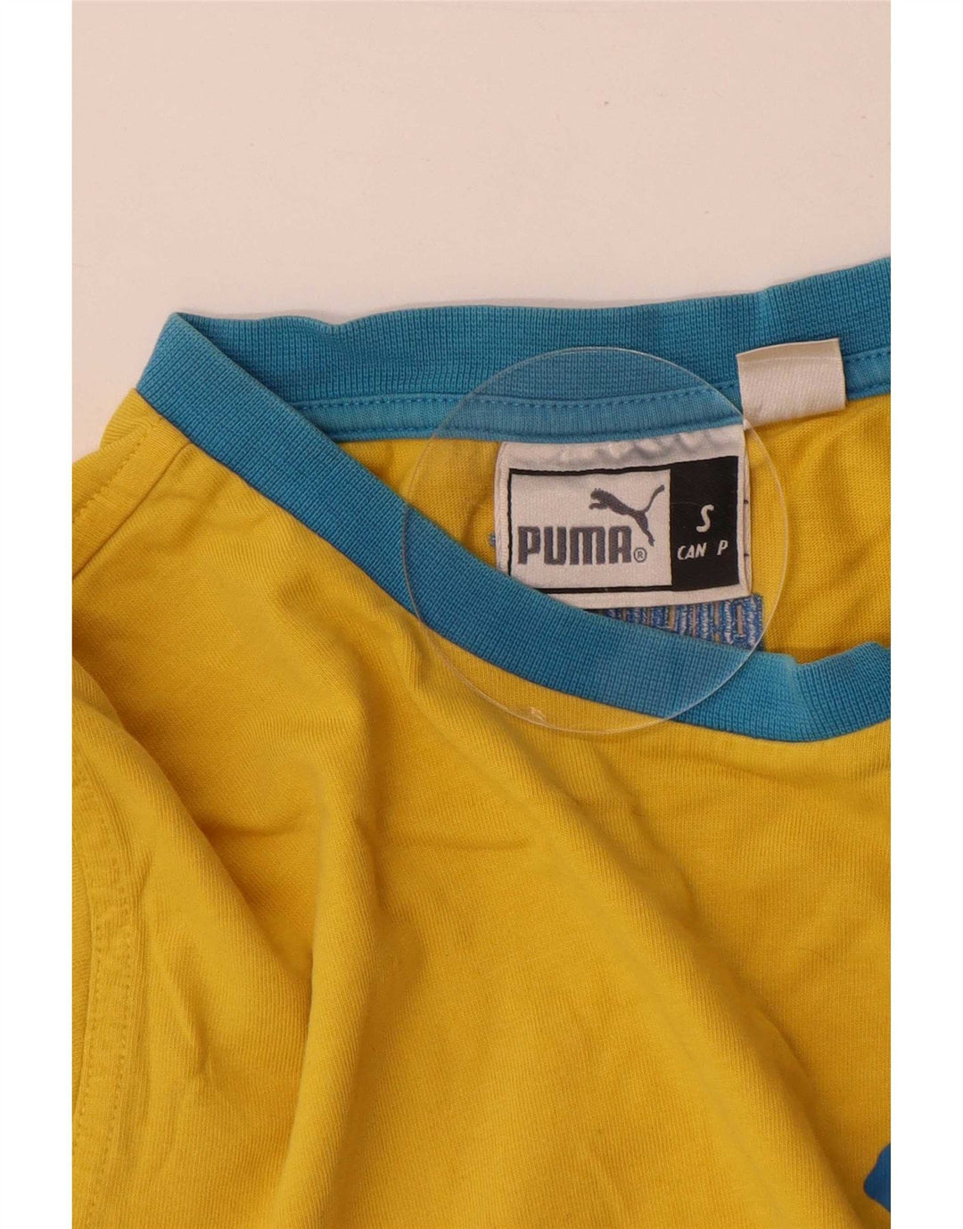 Puma Herre Grafisk T-Shirt Top Lille Gul