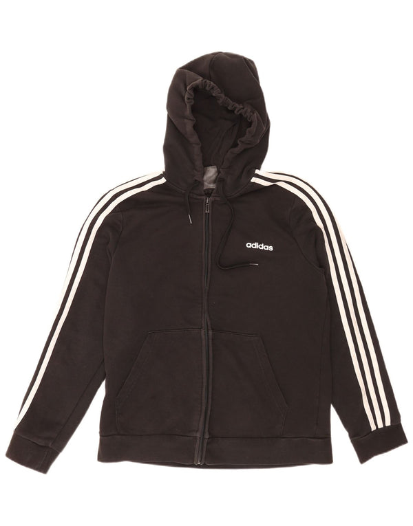 Adidas Dame Regular Fit Hættetrøje Sweater UK 16/18 Large Black Sports