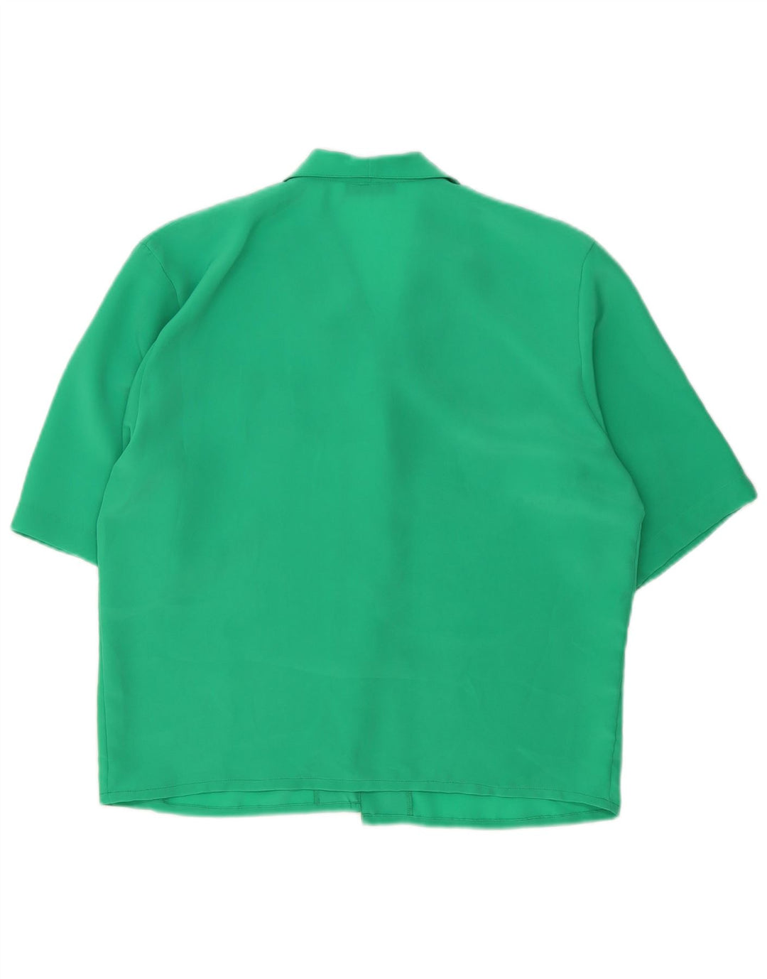 Marcello Cioni Dame Kortærmet Bluse IT 44 Medium Grøn