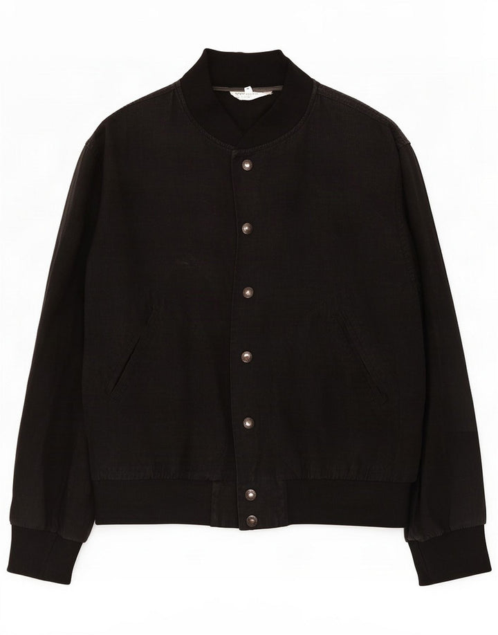 Iceberg Herre grafisk bomberjakke IT 48 Medium Sort Lin