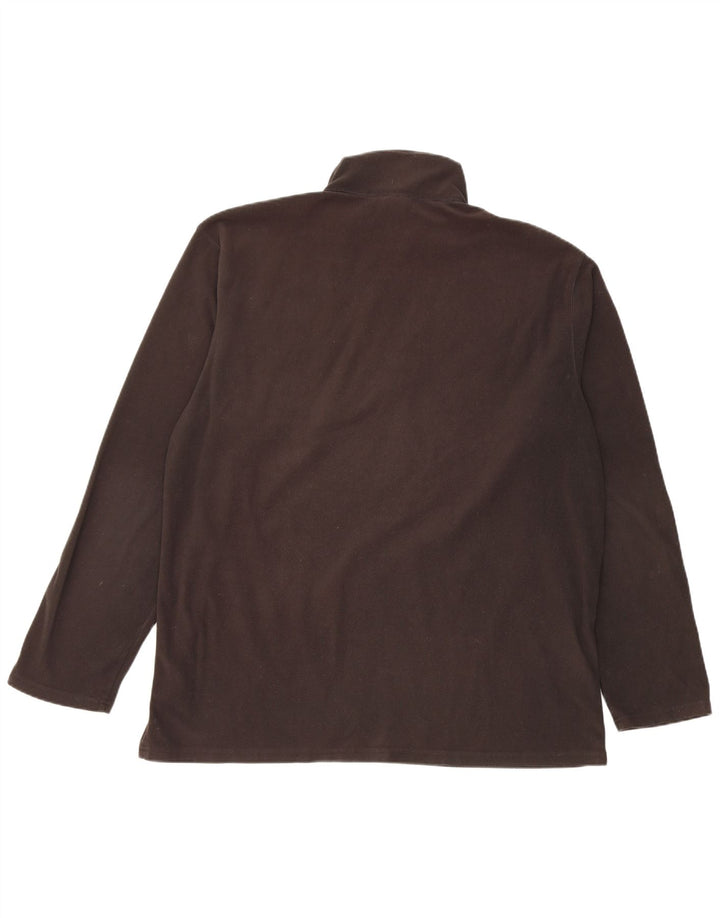 The North Face Fleece Jumper til mænd med lynlås XL sort polyester