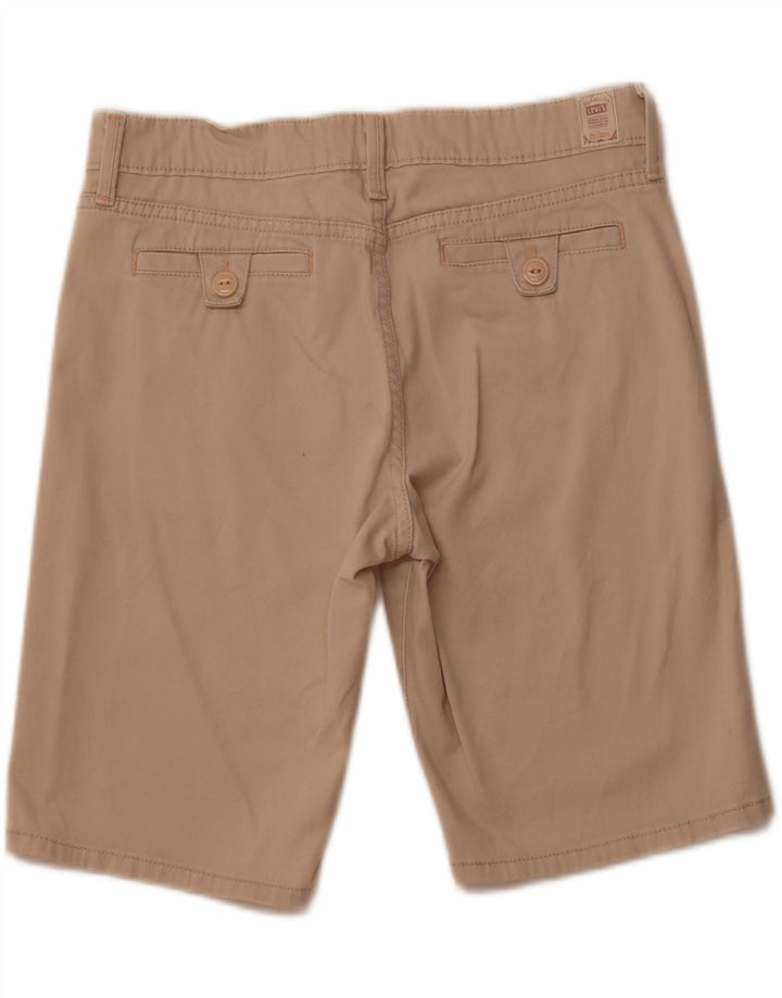 LEVI'S Womens Chino Shorts US 8 Medium W32 Beige Cotton