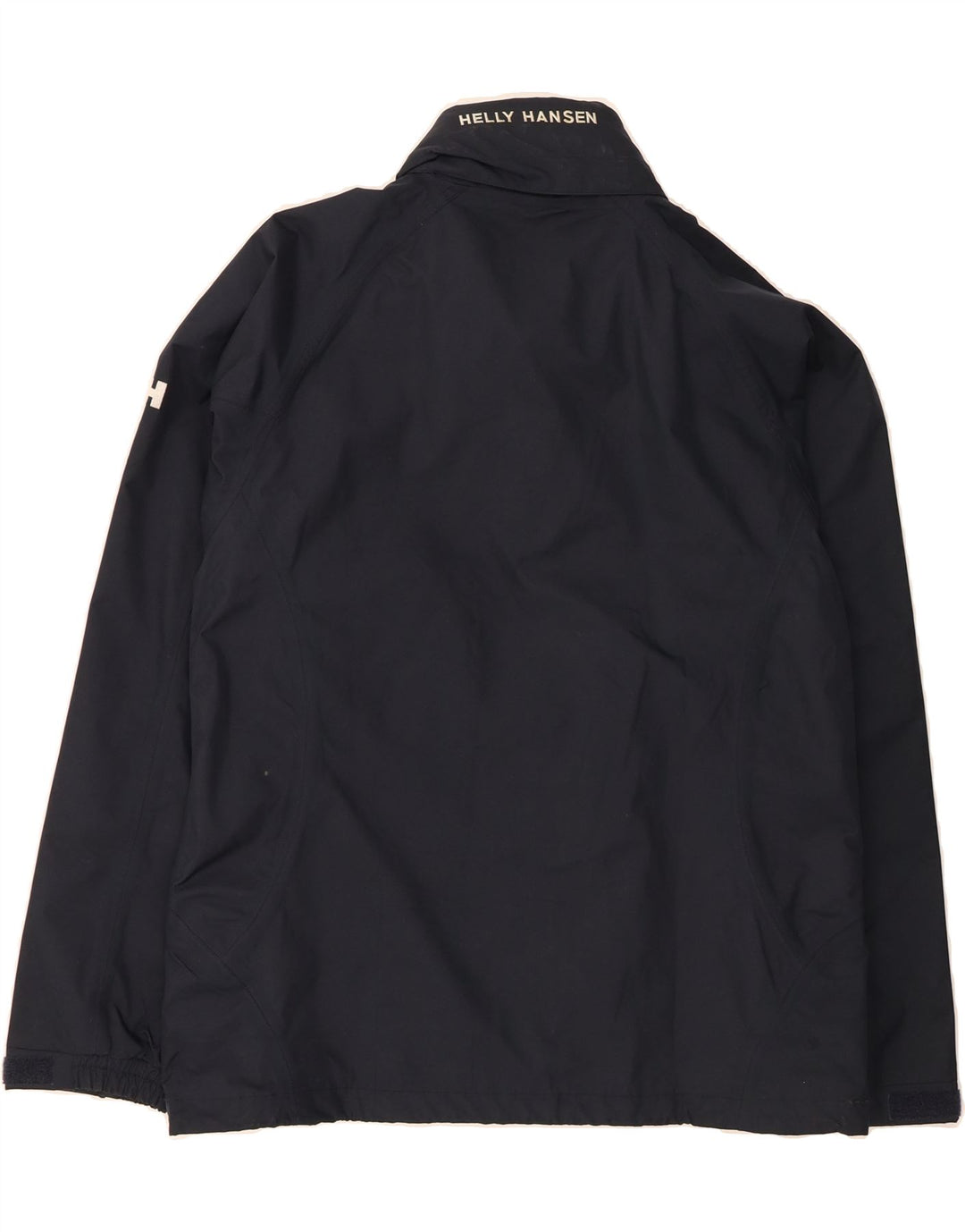 HELLY HANSEN Womens Rain Jacket UK 18 XL Navy Blue Polyester Vintage Helly Hansen and Second-Hand Helly Hansen from Messina Hembry 