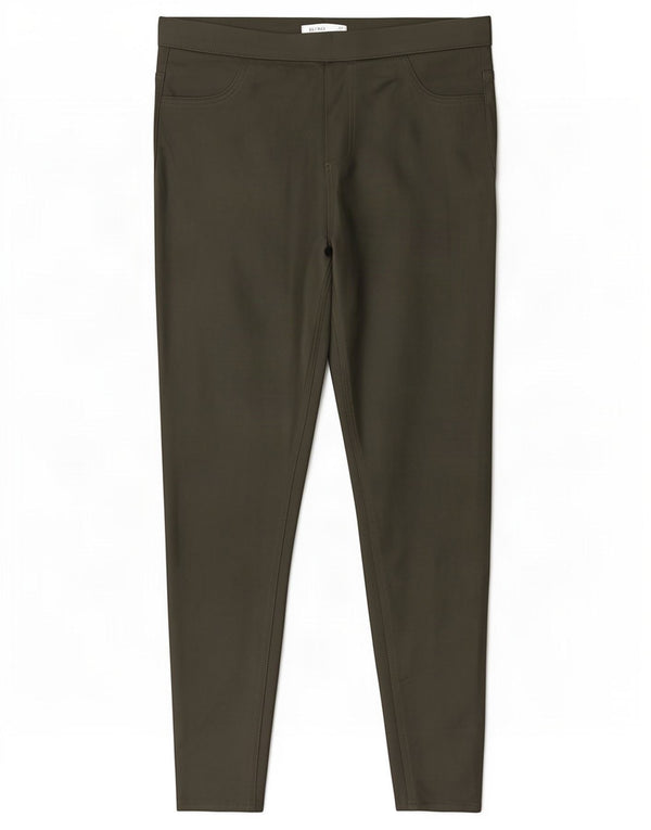 Marks & Spencer Dame Jegging Casual Bukser UK 14 Large W32 L25 Khaki