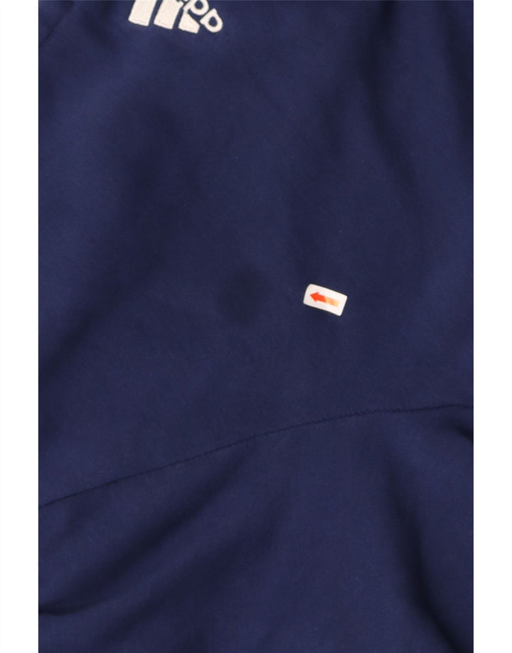 ADIDAS Mens Tracksuit Trousers Joggers Medium Navy Blue Cotton