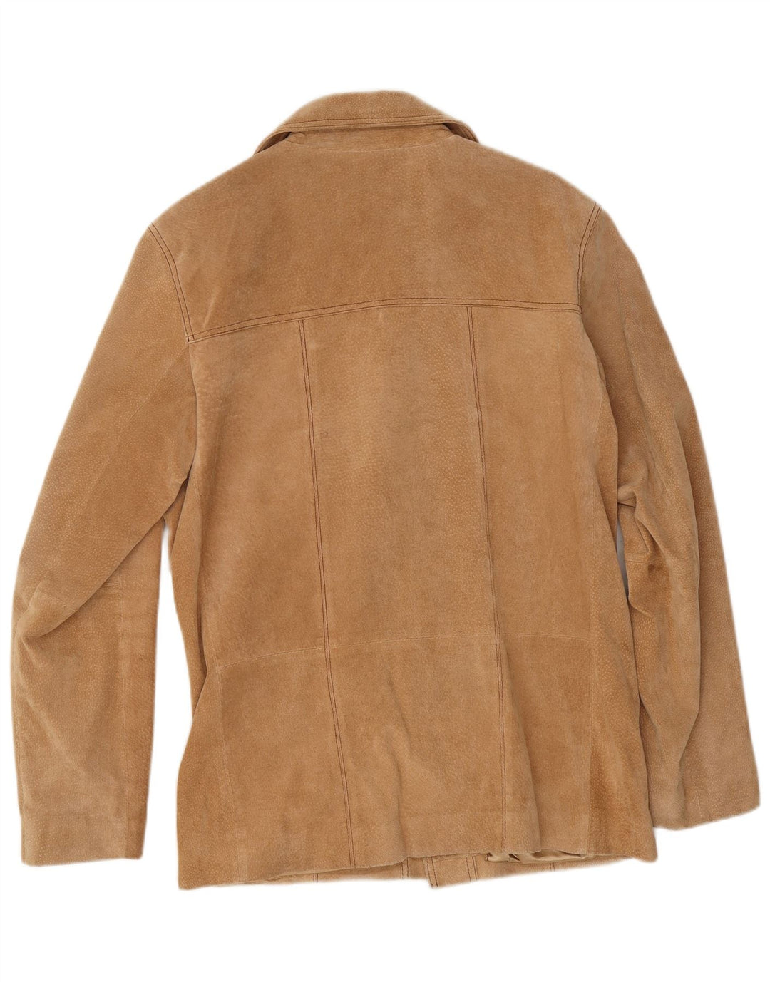 Vintage dame ruskindsjakke UK 38 Medium Beige Læder