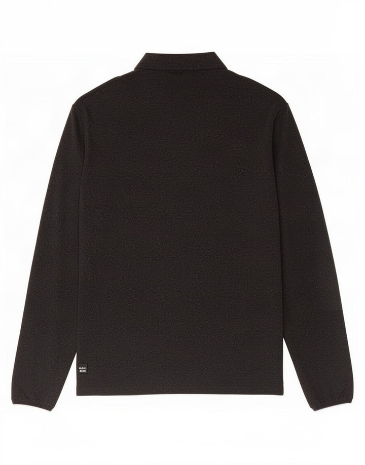 Calvin Klein Herre Zip Neck Pullover Træningsdragt Top Stor Grå Polyester